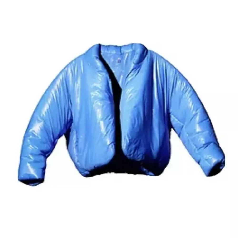 NEW YEEZY X GAP Blue Puffer Jacket Size Large